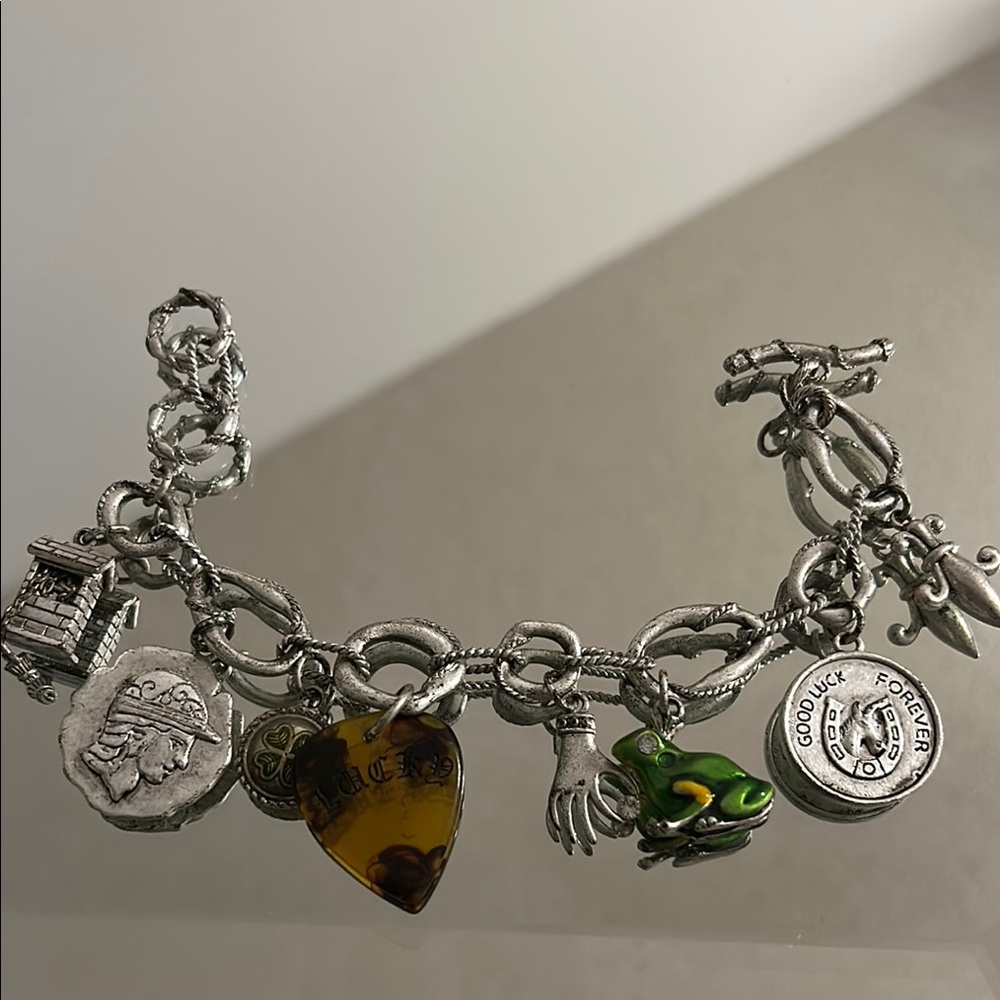 Lucky brand Silver Charm Bracelet